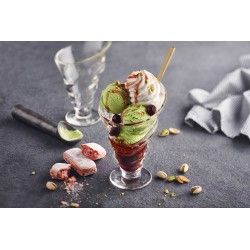 Coupe en verre robuste et design pour glace