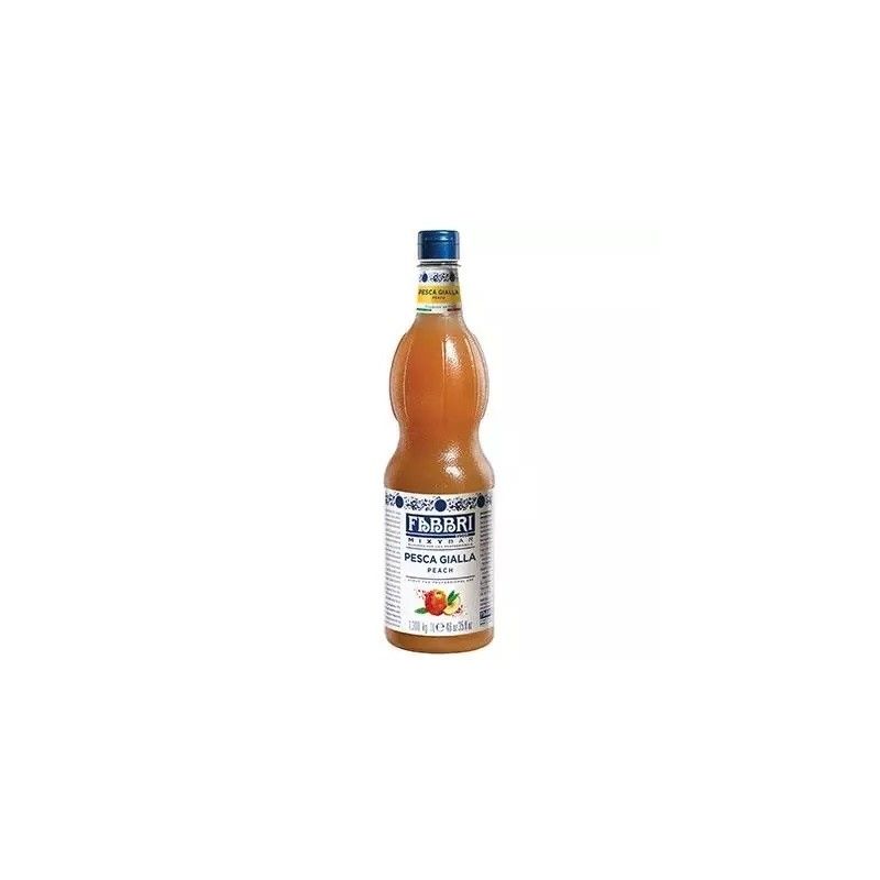 Bouteille Mixybar Pêche Jaune Fabbri 1L pour cocktails et desserts