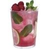 Mojito réalisé avec la purée de framboise Fabbri