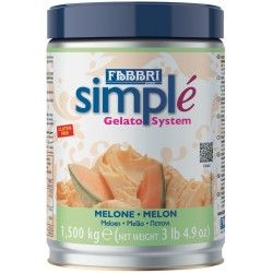 Pot de Simple Melon Fabbri pour glaces artisanales