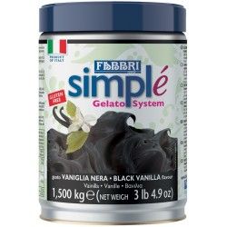 Pot de Simple Vanille Noire Fabbri pour glaces artisanales