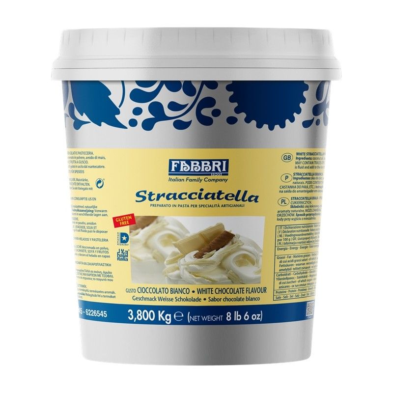 Marbarge stracciatella blanc