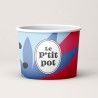 Pot de glace en carton 155ml - 1 ou 2 boules