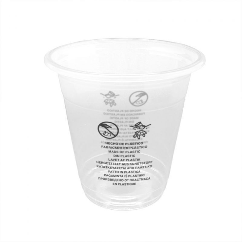 Verre kristall biodégradable 300CC