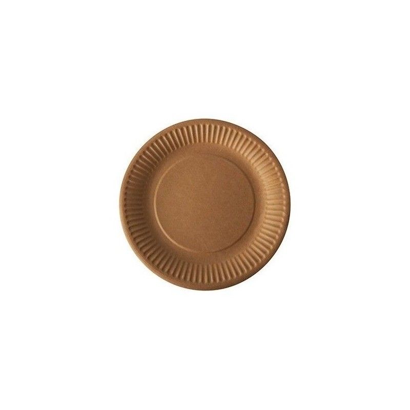 Assiette kraft Ø23cm