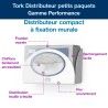 Distributeur Tork pour chiffons pliés petits paquets W8