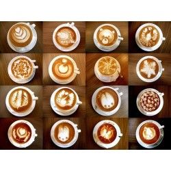 Exemples de décoration latte art