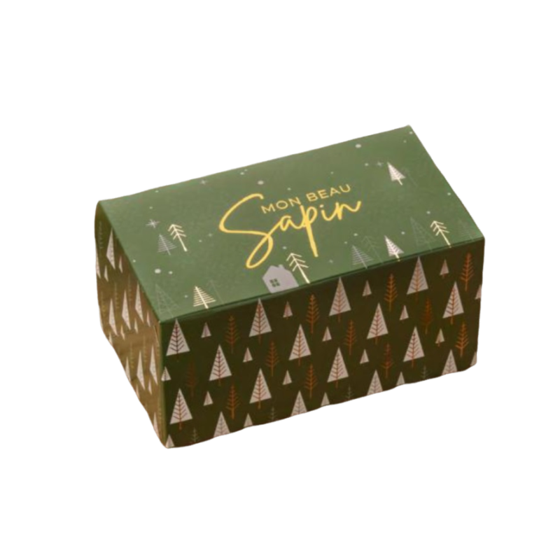 Boite à bûche sapin 2/3 parts [product.brand] 1 - Univers du glacier 