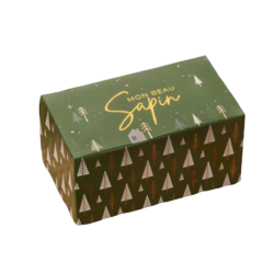 Boite à bûche "Mon beau sapin" 8/10 parts