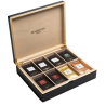 Coffret bois noir + 48 sachets de thé Dammann